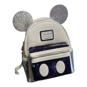 Loungefly Disney Space Mountain Mickey Mouse Main Attraction Mini Backpack